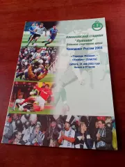 Торпедо Москва - Уралан Элиста. 24 мая 2003 год