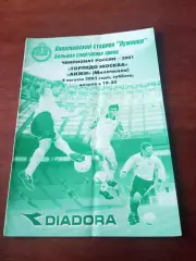 Торпедо Москва - Анжи Махачкала. 4 августа 2001 год
