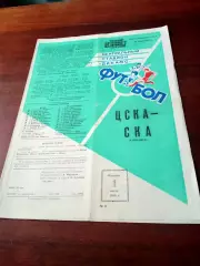 ЦСКА - СКА Хабаровск. 1 июля 1986 год - АКЦИЯ