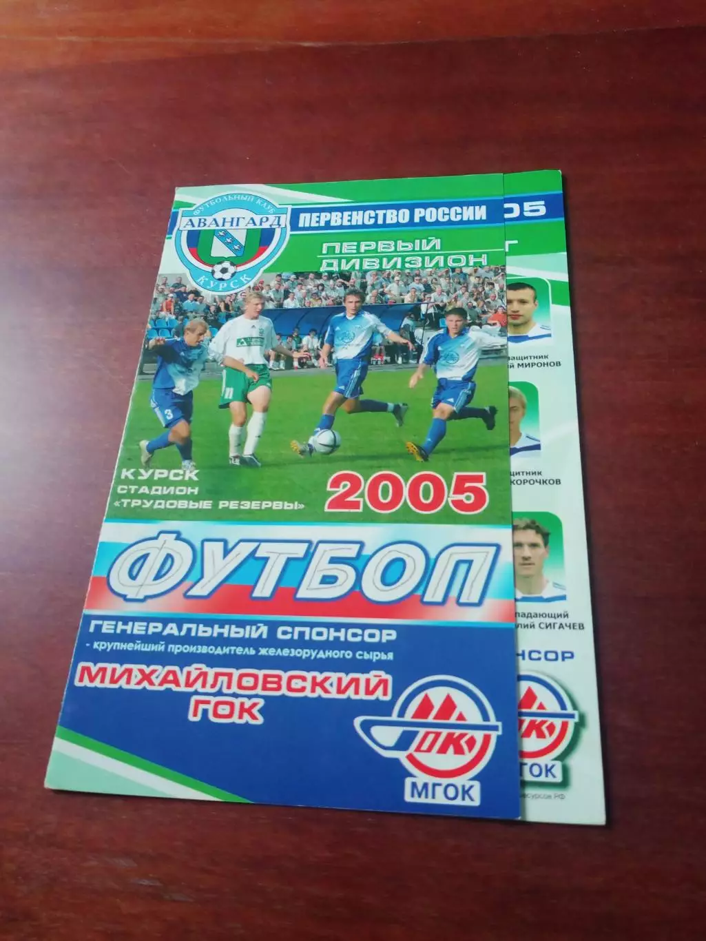 Футбол. Авангард Курск. 2005 год