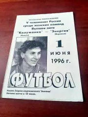 Калужанка - Энергия Воронеж. 1 июня 1996 год