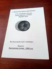 Футбол. Анненки Калуга. 2004 год