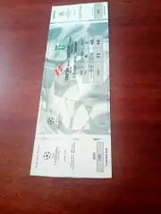 Билет. Спартак Москва - Спортинг Лиссабон. 27 сентября 2000 год