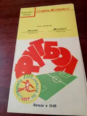 Металлист Харьков - Молдова Кишинев. 28 мая 1971 год