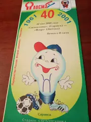 Светотехника Саранск - Искра Энгельс. 19 мая 2001 год