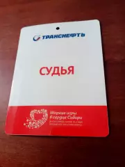 Хоккей - турнир на Кубок президента Транснефть. Аккредитация - Судья