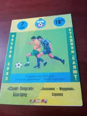 Салют-Энергия Белгород - Биохимик-Мордовия Саранск. 7 мая 2003 год
