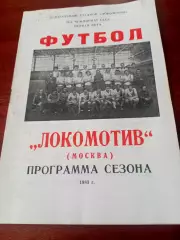 Футбол. Локомотив Москва. 1983 год