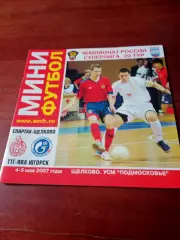 Спартак Щёлково - ТТГ-ЯВА Югорск. 4 и 5 мая 2007 год