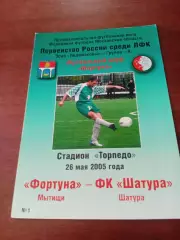 Фортуна Мытищи - ФК Шатура. 26 мая 2005 год
