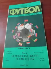 Нистру Кишинев - СКА Ростов. 18 апреля 1989 год