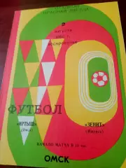 Кубок РСФСР. Иртыш Омск - Зенит Ижевск. 2 августа 1981 год