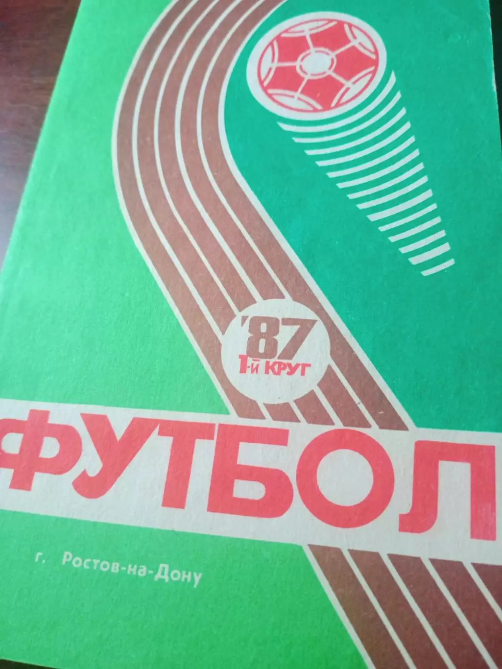 Футбол. Ростов-на-Дону. 1987 год, 1 круг