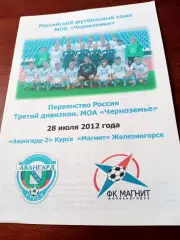 Авангард-2 Курск - Магнит Железногорск. 28 июля 2012 год