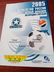 Амур Благовещенск - Кубань Краснодар. 9 июля 2005 год