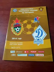 ЦСКА - Динамо Москва. 26 ноября 2006 год