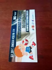 Гандбол. Билет. Скиф Омск - Акбузат Уфа. 6 апреля 2023 год