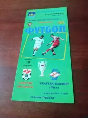 Кубок России. Спартак Кострома - Спартак-Телеком Шуя. 18 апреля 2002 год