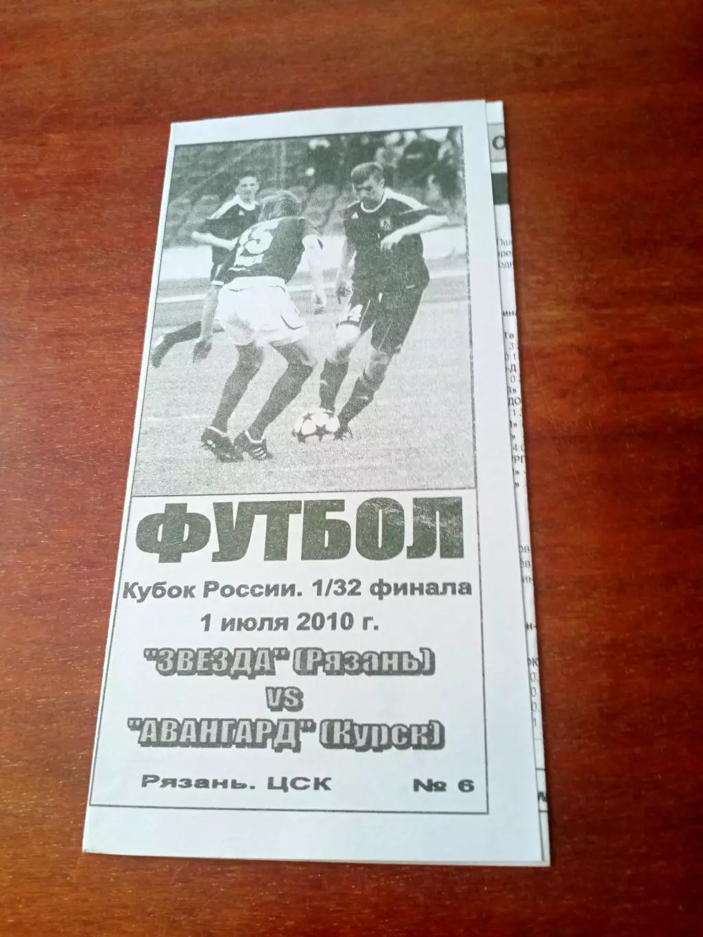 Кубок России. Звезда Рязань - Авангард Курск. 1 июля 2010 год