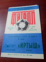 Иртыш Омск - Шахтер Ленинск-Кузнецкий. 3 июня 1991 год