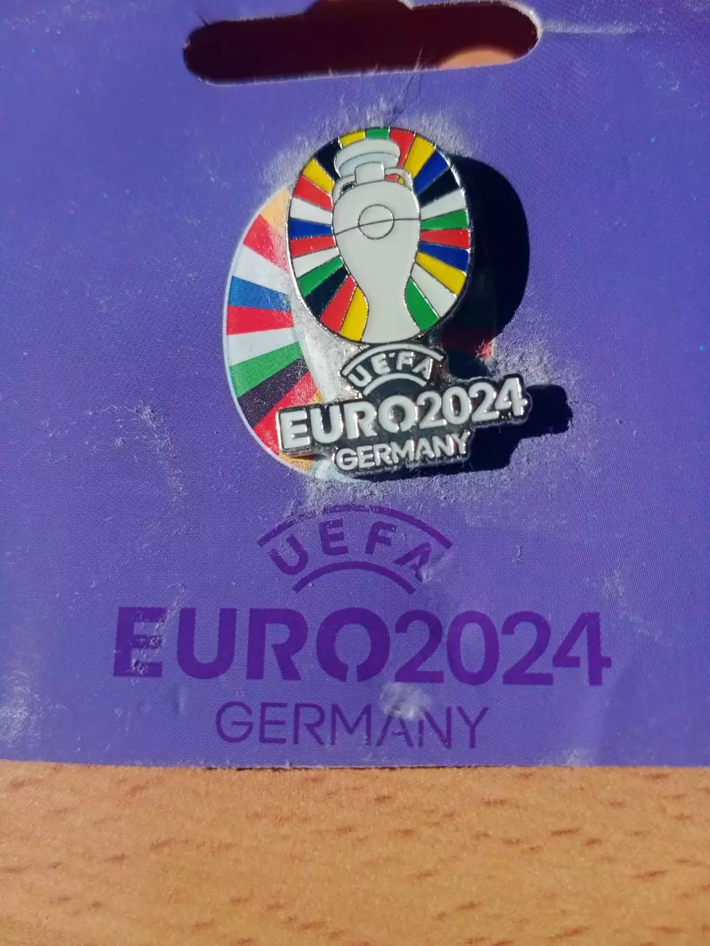 Футбол. Чемпионат Европы-2024. Значок чемпионата