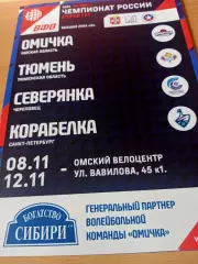 Высшая лига А. Тур в Омске. 8 - 12 ноября 2023 год - см.состав