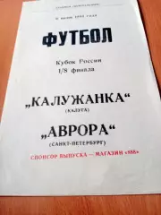 Кубок России. Калужанка - Аврора Санкт-Петербург. 6 июня 1994 год