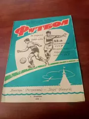 Волгарь Астрахань - Заря Калуга. 10 апреля 1990 год
