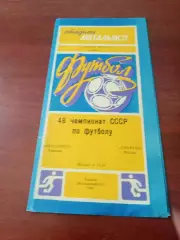 Металлист Харьков - Спартак Москва. 8 июня 1985 год