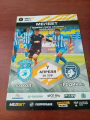 Сокол Саратов - Родина Москва. 7 апреля 2024 год