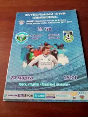 Авангард Курск - Шинник Ярославль. 24 марта 2018 год