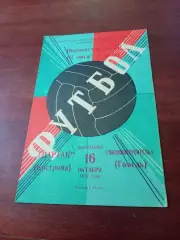 Спартак Кострома - Машиностроитель Гомель. 16 октября 1977 год