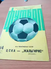 ЦСКА - Жальгирис Вильнюс. 14 мая 1983 год