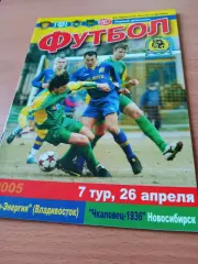Луч-Энергия Владивосток - Чкаловец-1936 Новосибирск. 26.04.2005 год
