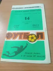 Заря Калуга - Волга Калинин. 14 сентября 1987 год
