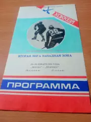Звезда Калинин - Прогресс Глазов. 29 и 30 января 1984 год