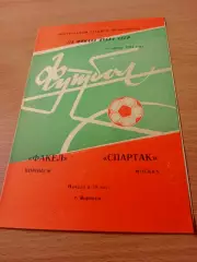 Кубок СССР. Факел Воронеж - Спартак Москва. 28 апреля 1984 год
