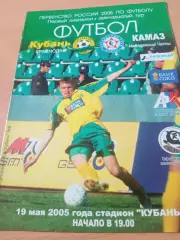 Кубань Краснодар - КамАЗ Набережные Челны. 19 мая 2005 год