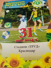 Кубаночка Краснодар - Зоркий Красногорск. 31 мая 2014 год