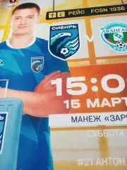 Сибирь Новосибирск - Авангард Курск. 15 марта 2025 год