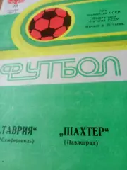 Таврия Симферополь - Шахтер Павлоград. 23 сентября 1987 год