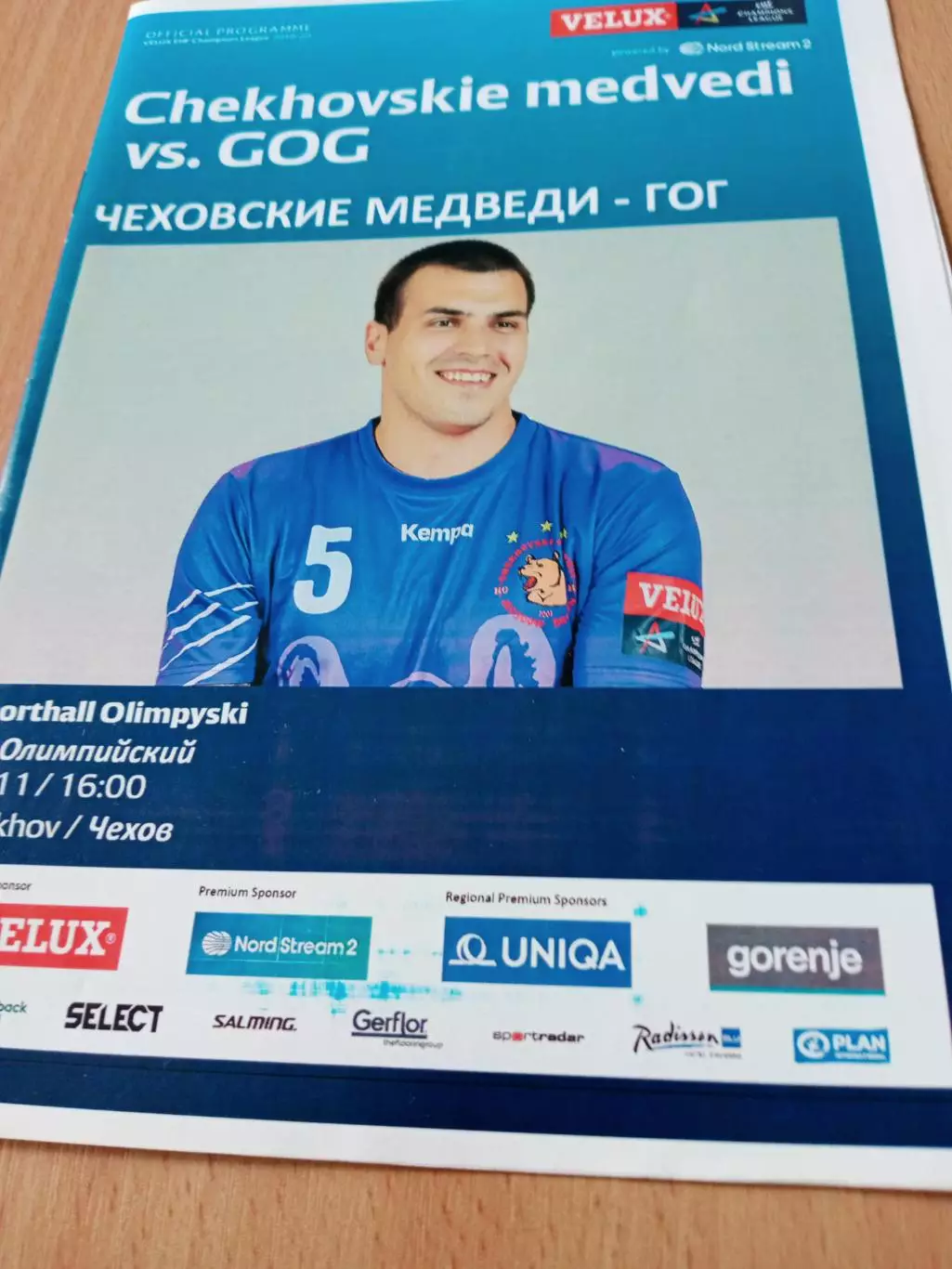 Чеховские Медведи - ГК ГОГ Дания. 16 ноября 2019 год