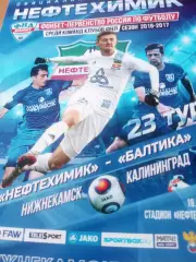 Нефтехимик Нижнекамск - Балтика Калининград. 19 ноября 2016 год