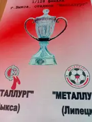 Кубок России. Металлург Выкса - Металлург Липецк. 26 июля 2013 год