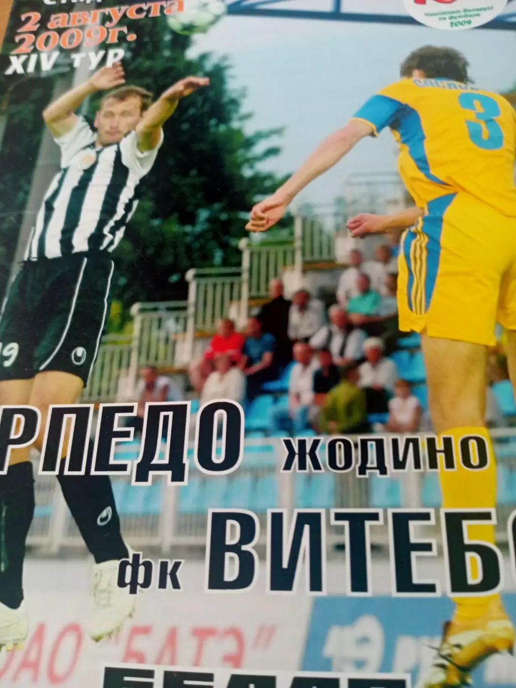 Торпедо Жодино - ФК Витебск. 2 августа 2009 год