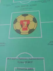 Кубок РСФСР. Торпедо Тольятти - Старт Ульяновск. 28 апреля 1988 год