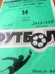 Заря Калуга - Волжанин Кинешма. 14 июня 1989 год
