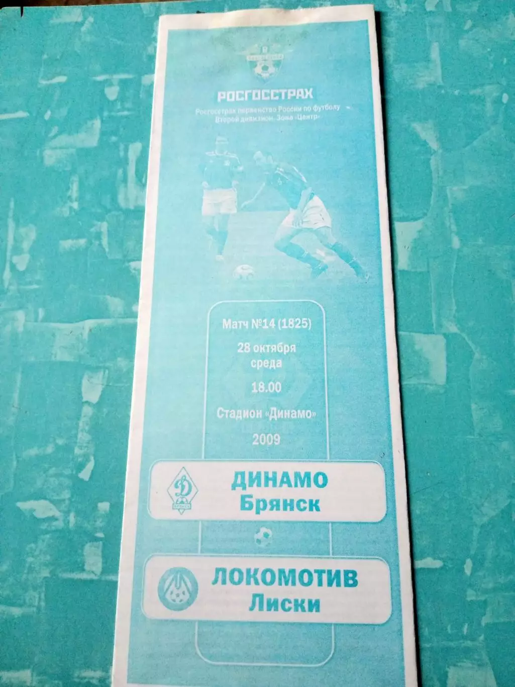 Динамо Брянск - Локомотив Лиски. 28 октября 2009 год
