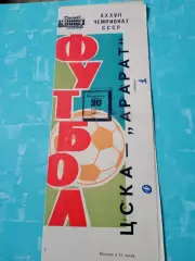 ЦСКА - Арарат Ереван. 20 апреля 1975 год