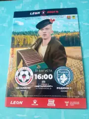 Металлург Липецк - Родина-2 Москва. 31 августа 2024 год